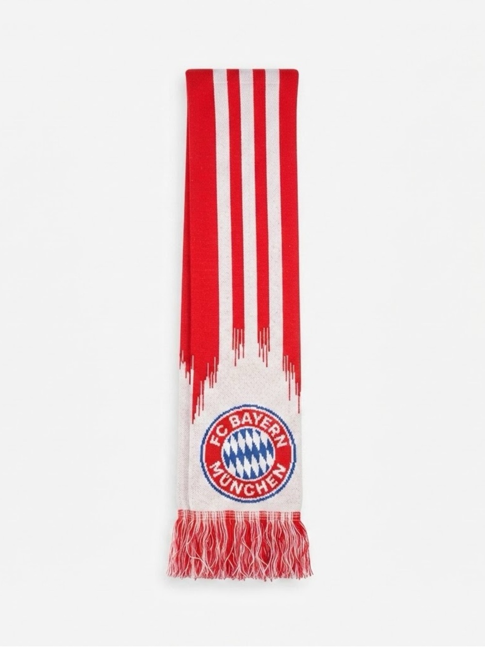 adidas 2025-26 Bayern Munich Munchen Scarf Soccer Futball FCB Red & White FIFA